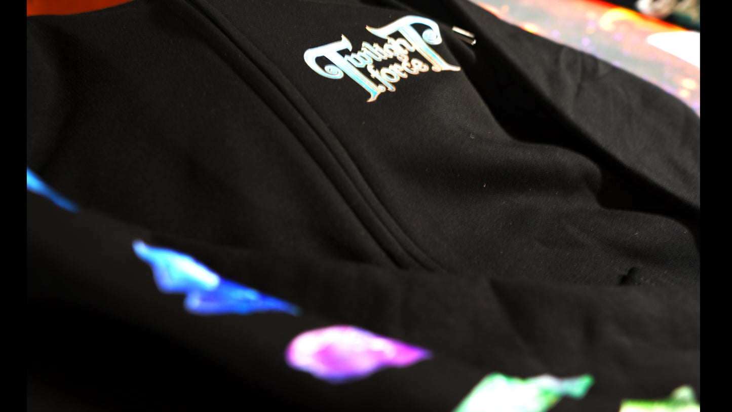 Crystal Zip Hoodie