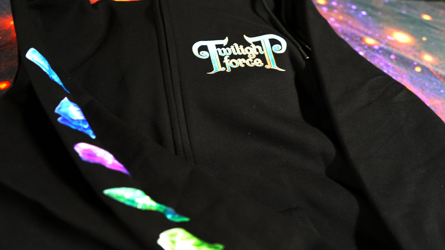 Crystal Zip Hoodie