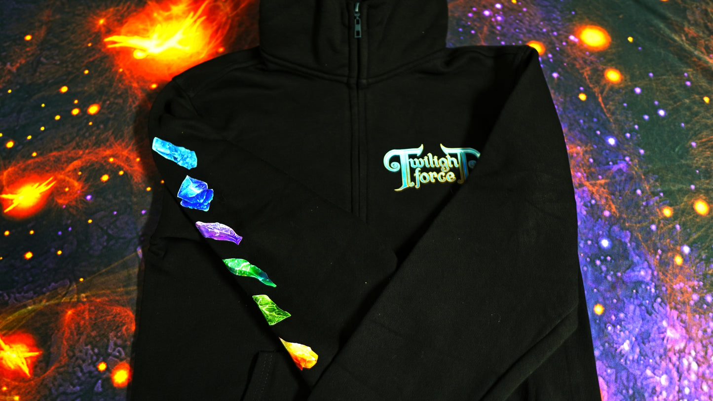 Crystal Zip Hoodie