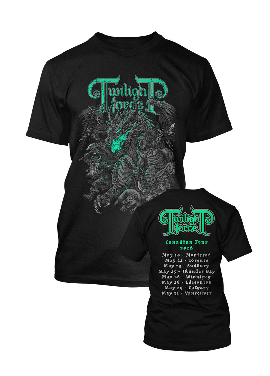 GraveArt Creatures CANADA TOUR TEE